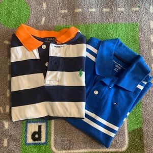 Tommy and Ralph Lauren Shirts size 6